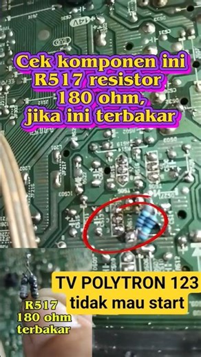 TV POLYTRON 123 tidak mau start @Ukat_Diwan75 #shorts