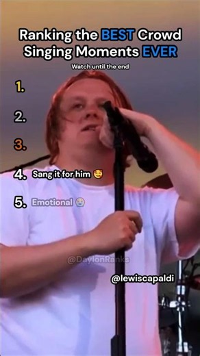 Ranking the BEST Crowd Singing Moments EVER
