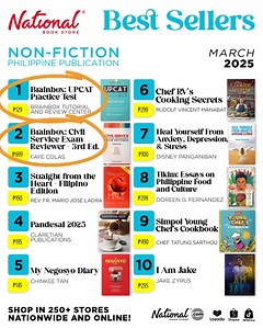 9.5K views · 33 reactions | TOP 1 & 2 BEST SELLERS! ✨ Our Brainbox UPCAT Practice Test and 3rd Edition Civil Service Exam Reviewers now officially National Bookstore's best-selling non-fiction books! Maraming salamat sa tiwala, future passers! ❤️ | Brainbox Faye | Facebook