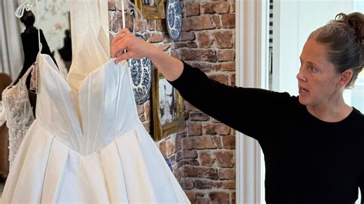 Monroe's EK Designer Gowns creates custom wedding dresses