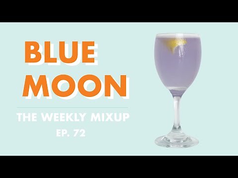 HOW TO MAKE THE BLUE MOON COCKTAIL 🌚