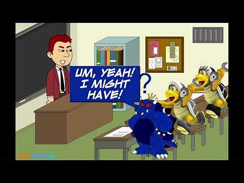 Dark King Koopa Replaces the School Bell with the Farting Bell/Grounded