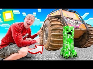 Minecraft, But I Run Over Creepers