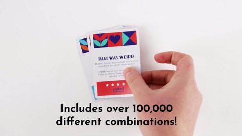 Date Night Ideas Generator Card Game - 100,000 Exciting Dinner Movie Challenges for Couples, Unique Gifts for Bridal Shower, Marriage, Newlywed, Ultimate Date Night for Adventure, Romance, Intimacy