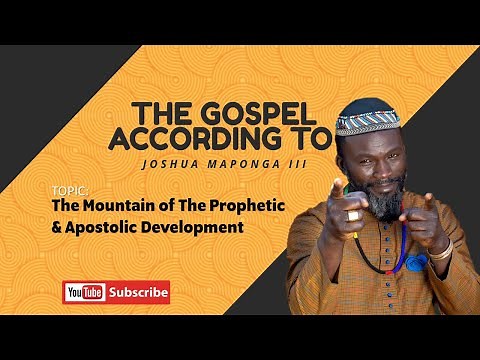 Daniel 2: The Mountain of Prophetic & Apostolic Development - Joshua Maponga (🔥MAIN MESSAGE🔥)