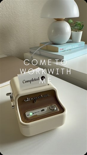 It’s Maryn🤍 on Instagram: "⁣Working from home | come to work with me and label my 2026 work folders. Using my NIIMBOT B21 Smart Label Printer. 👩🏻‍💻🗂️⠀⠀ ⠀ #workingfromhome #homeoffice #workwithme #cometoworkwithme #wfhlife ⠀ ⠀ Working from home, home office, come to work with me, work vlog, wfh life, wfh"