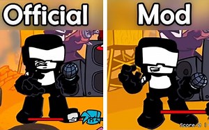 UGH_ 官方 VS 高强度Ugh 2.0 Mod 对比_ FNF WEEK 7