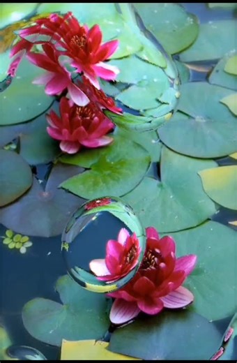 Stunning Close-ups of Water Lilies in a Serene Pond
