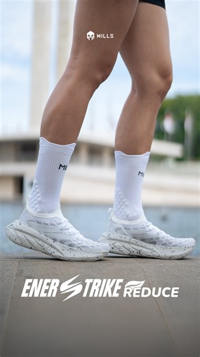 MILLS Running on Instagram: "Run for the planet 🌍 Enerstrike Reduce was born from recycled materials ♻️ Eco-run shoes dari MILLS dengan GreenTex comfort, AptiveFoam, dan HDT-R outsole yang bikin lari lebih terasa ringan serta nyaman. It’s time for us to make a change & move smarter.💡 #mills #millsrunning #enerstrikereduce #millsgreentex #recycleshoes"