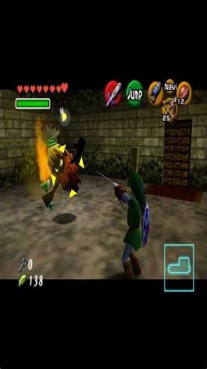 Zelda OOT - Forest Temple: Fighting Red Poe (Joelle) #ghost #ocarinaoftime #gaming