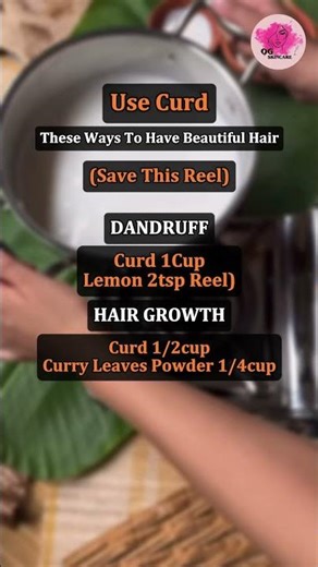 Transform Your Hair with Just One Kitchen Ingredient – CURD! 🥣✨