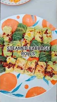 Steamed Cabbage Rolls🥢 Low Carb- High Protein Recipe