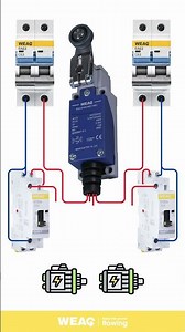 Limit Switch + MCB + Contactor | Motor Control Demo.