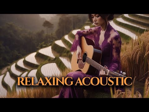 Relaxing Indonesian Acoustic Guitar for Sleep & Focus - Scenic Rice Fields (1 Hour)
