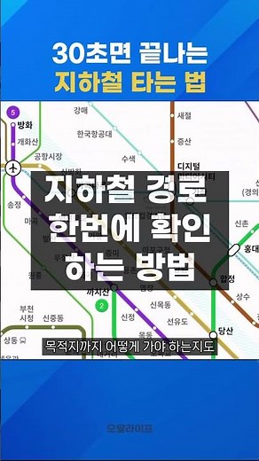 지하철 경로, 시간 확인하는 방법