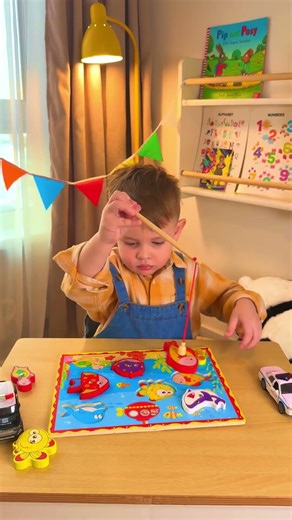 🎣 Catch & Learn! Sea Creatures Adventure 🌊 #kidslearning #shorts