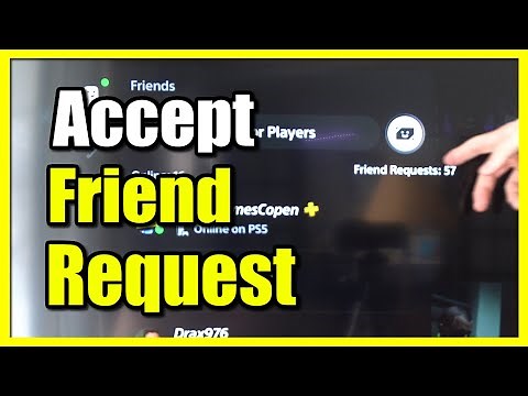 How to Accept Friend Request on your PS5 Account (See Sent & Received)
