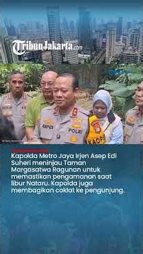 Kapolda Metro Jaya Tinjau Taman Margasatwa Ragunan, Bagi-bagi Coklat ke Anak-anak