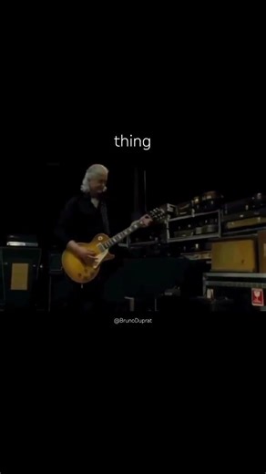 “Came up w this AMAZING Thing” -Jimmy #distortion #pedal #jimmypage #ledzeppelin #live #brunoduprat