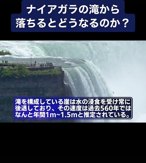 ナイアガラの滝の歴史とパワー：氷河期から現在まで