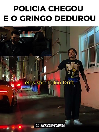 Policia chegou e o gringo ainda dedurou #loudcoringa #loudnacopa
