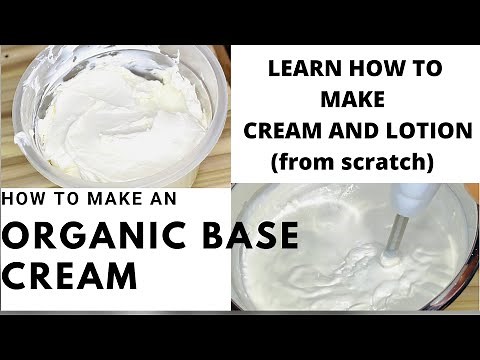How To Make A Skincare Organic Base Cream From Scratch + Detailed Tutorial