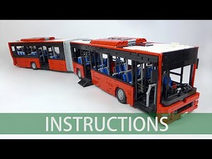 LEGO Technic MAN Lion's City G articulated low floor bus | building instructions