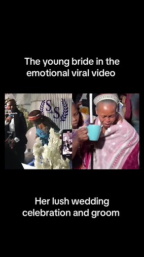 A bride who was seen emotional on a viral video of her wedding. She was being escorted by her father, her wedding video and her groom were also shared on her social media pages #AfricanMovies #sama28 #sama #sama28tiktok #viral #bride #wedding #emotional #shembe