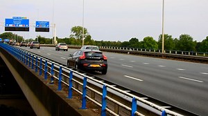 Traffic, Freeway, Road. Free Stock Video