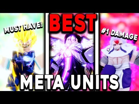 The META Units YOU NEED To Get! (BEGINNER FRIENDLY) | Anime Adventures