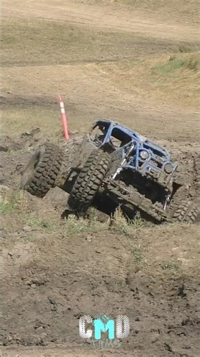 Josh Hall in the tank trap and tire pit round 4 - Extreme Mud Fest Cold Lake 2025