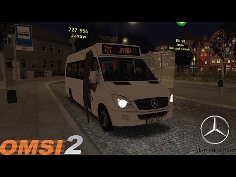Omsi 2 - Fikcyjny Szczecin - Line 727 - Mercedes Benz Sprinter W906 Travel