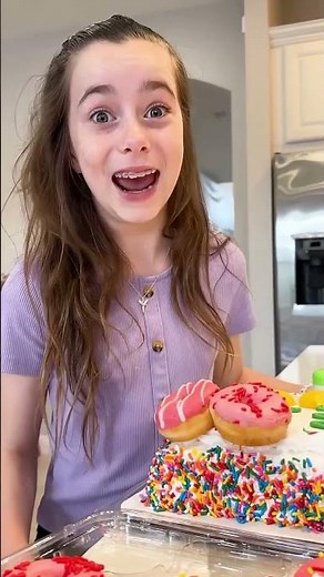 My Epic Donut Cake! 😍🍩🎂 - Kid Friendly Cake Idea!