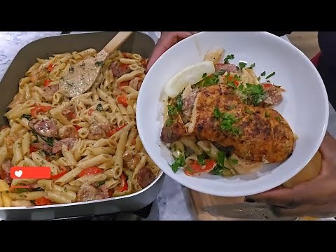 The Best Chicken and Shrimp Pasta Recipe!