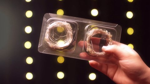 Blingstar USB Powered Fairy Lights, 2 Pack 33Ft 100 LED, Flexible Silver Wire, Mini String Lights for Christmas Tree/Bedroom/Camping/Holiday Indoor Decoration, Warm White