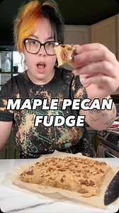 Maple Pecan Fudge 🍁 #reels #recipe #recipeoftheday #easyrecipe #fudge | Mazer Lazer