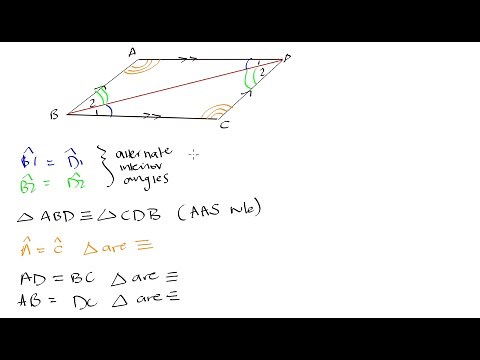 Grade 10 Math: Properties of parallelograms | Quadrilaterals in geometry