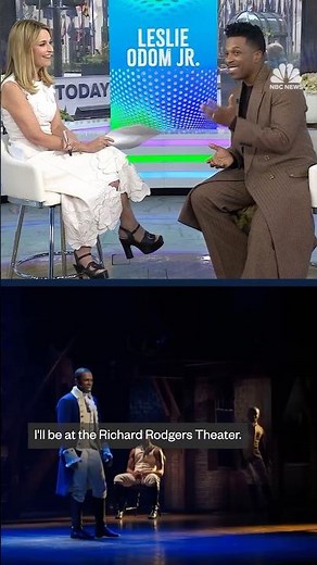 Leslie Odom Jr. announces return to 'Hamilton' on Broadway