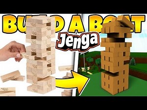 Build a Boat Working JENGA! 🎲