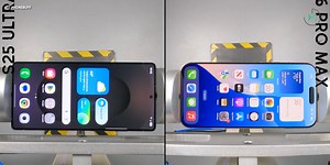 1.1M views · 35K reactions | El Galaxy S25 Ultra con Gorilla Armor 2 y el iPhone 16 Pro Max con la última generación de Ceramic Shield se enfrentan en una brutal prueba de caídas. ¿Cuál resistirá mejor los golpes? | Isa Marcial | Facebook