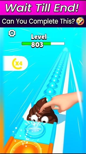 Lower - Power Booster Then Stop | Happy Pop Run Level - 803 #gaming #youtubeshorts #gameshorts