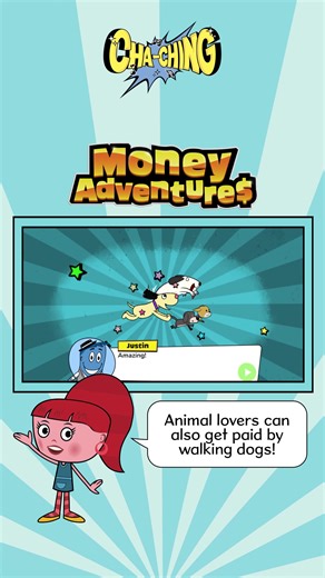 Turn your passion into profit! 💰 It doesn’t matter whether you’re passionate about animals 🐶 or music 🎶 ; you can always find a way to earn money doing something that you love! 😍 Find out how playtime can pay off in our very own Cha-Ching eGame! 🎮 http://adventures.cha-ching.com #ChaChing #PrudenceFoundation | Cartoon Network