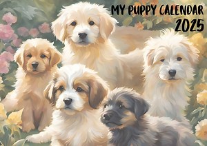 2025 Puppy Calendar – Cute & Editable on Canva - Etsy Australia