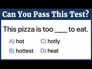 Adjective Quiz in English | Test Your Grammar | Part 2