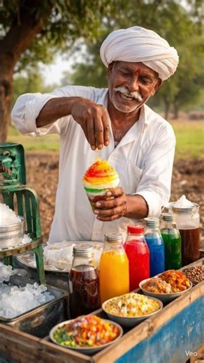 किसान का देसी जुगाड़ ❄️ बर्फगोला बना दिया!गांव का बर्गोला 😋 देसी स्टाइल में!#gola #desijugaad