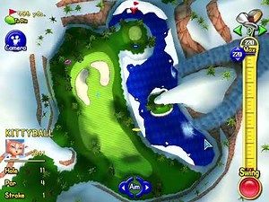 Polar Golfer 18 Hole Championship Gameplay - Fox