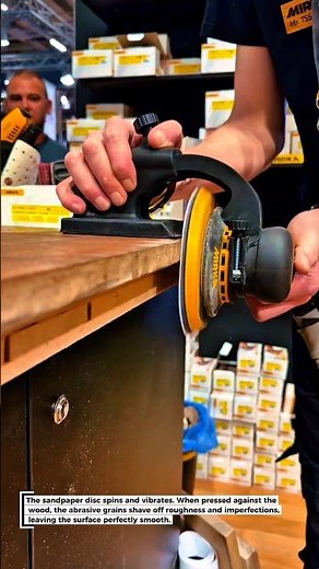 SMOOTHING EDGES AND CORNERS! Rotary Sander