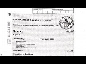 2024 GCE SCIENCE PAPER 2 QUESTION B5