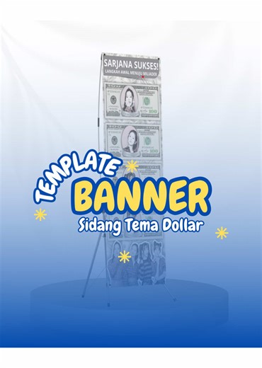 Template Banner Sidang Tema Desain Dollar #template #templatecanva #bannersidangskripsi #bannerwisuda #templatebanner #desainbanner #sidangskripsi #bannersidang #desain #canvadesign