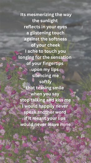 I will be silent for your kiss #poetry #kiss #love